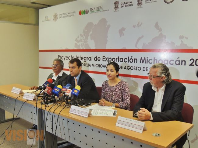 Presentan el proyecto integral de Exportación Michoacán 2014.