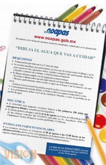 Ooapas lanza promoción para el regreso a clases.