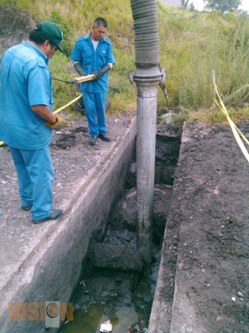 OOAPAS trabaja en la prevención de inundaciones.