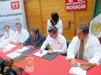 Los acreditados del Infonavit en Michoacán y sus familias podrán afiliarse al Seguro Popular