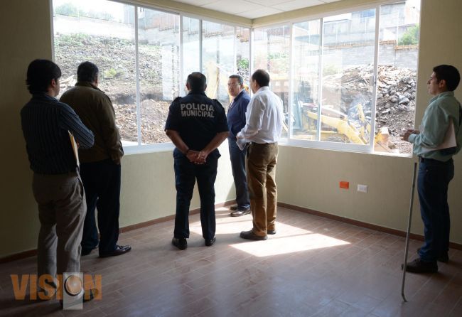 Por un Morelia seguro, Ayuntamiento concluye construcción de comandancia y subcomandancias.