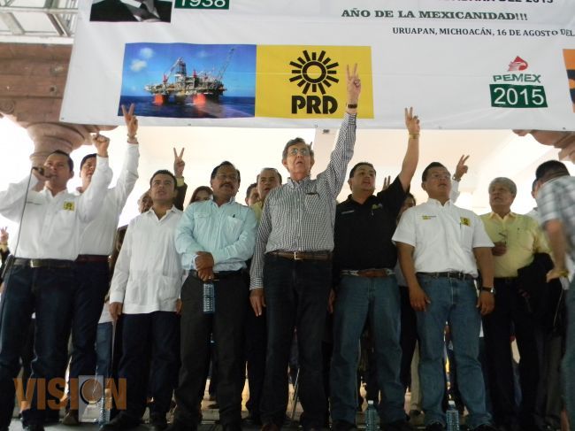 Cárdenas arenga a las conciencias patrióticas a la defensa del petróleo y la soberanía nacional