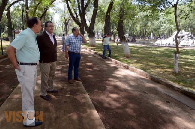 Morelia cuenta con un renovado Bosque Cuauhtémoc, en sus 2 años de Gobierno