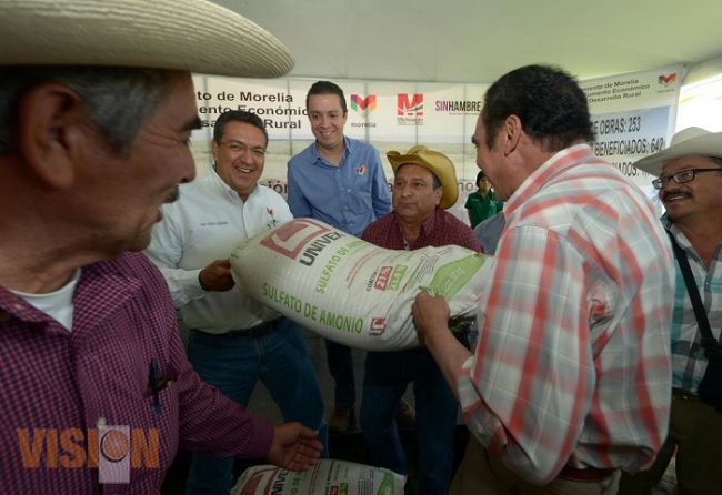 Campo moreliano ha recibido un apoyo sin precedentes: Wilfrido Lázaro