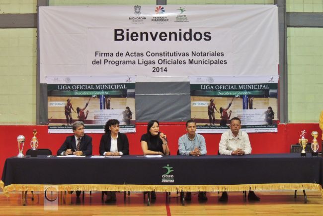 Cecufid Protocoliza 32 Ligas Oficiales Municipales. 