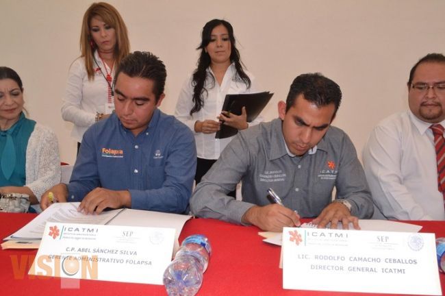 Icatmi firma convenios de colaboración con alcalde de la Piedad 