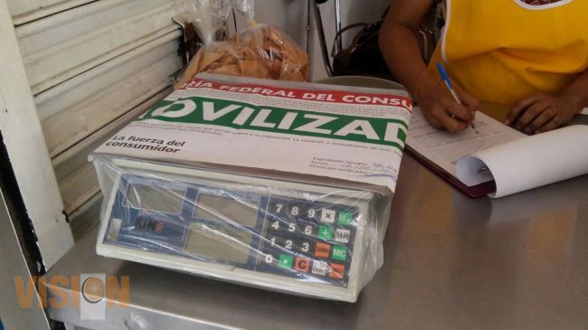 Verificó Profeco calibración de básculas en Lázaro Cárdenas.