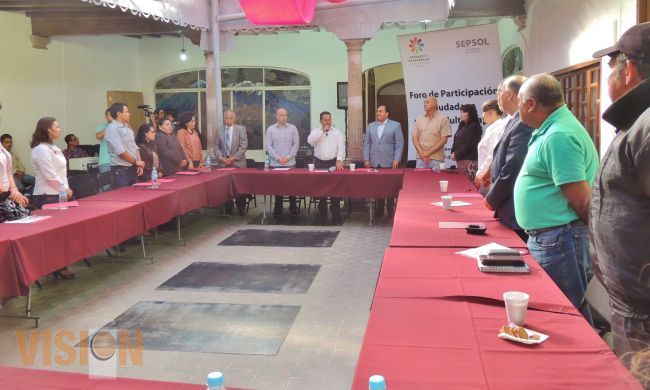 En marcha el foro de participación ciudadana por el adulto mayor.