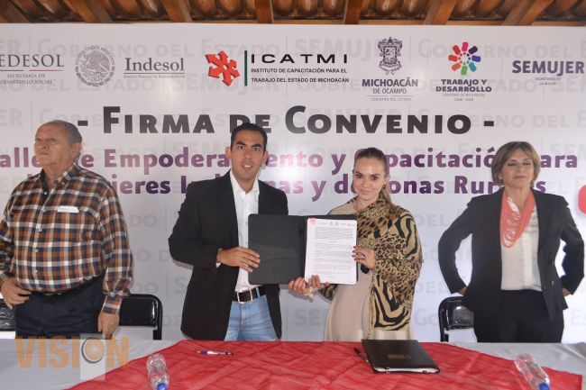 Darán capacitación a mujeres indígenas para favorecer su desarrollo económico.