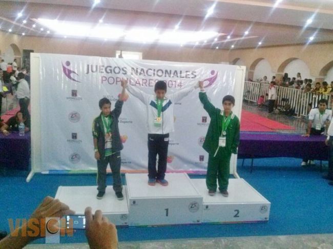 Michoacán  conquistó tres medallas de plata en los Juegos Nacional Populares 2014.