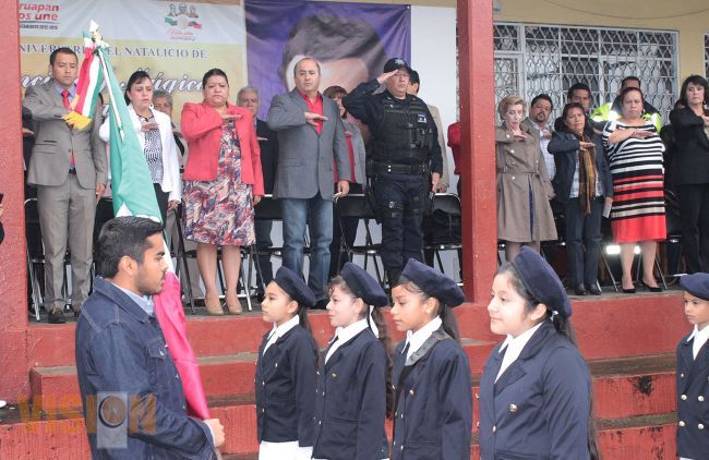 Conmemoraron las autoridades municipales un aniversario más de Francisco J Múgica 