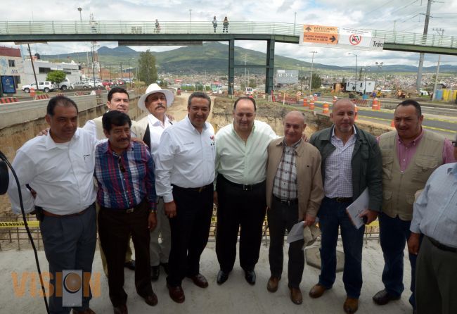 Verifican avances WLM y RMC en la obra del libramiento norte.