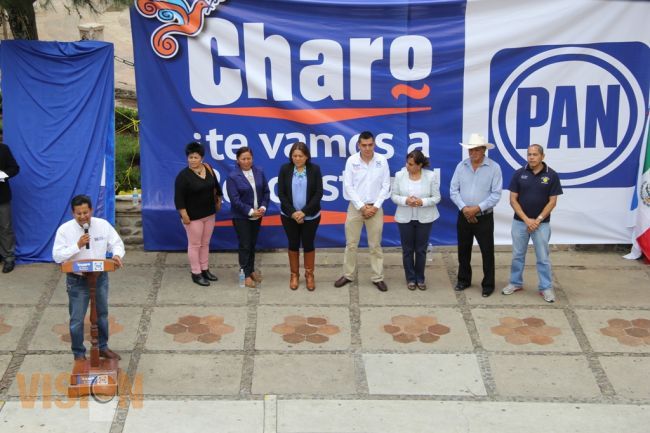 Panistas van por reconstrucción de sus municipios para transformar Michoacán.