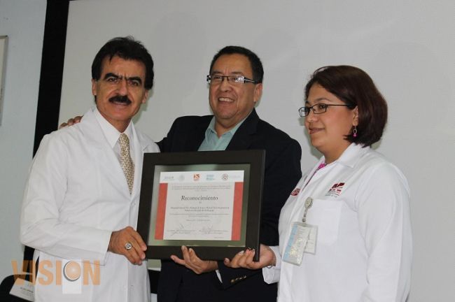Hospital Infantil recibe reconocimiento por calidad de respuesta ante desastres 