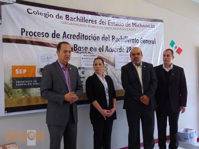 Coordinó COBAEM Evaluación ACREDITA-BACH de la SEP
