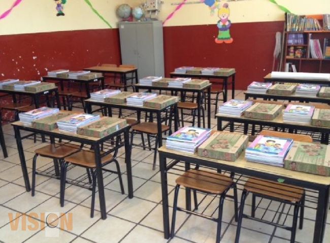 Distribuidos en los centros regionales 100% de los libros de texto.