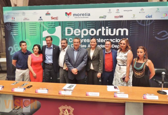 Presentan el II Congreso Internacional denominado Deportium 2014.