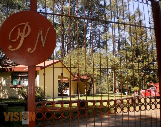 Tromba causa daños en  línea eléctrica del Parque de Uruapan