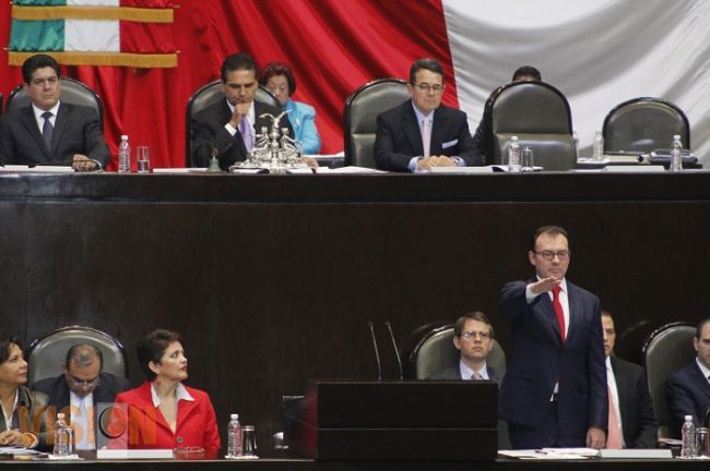 Preside Silvano Aureoles comparecencia de Luis Videgaray