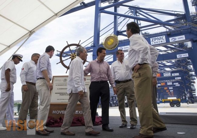 Inaugura EPN segunda fase de terminal de contenedores en el Puerto de Lázaro Cárdenas
