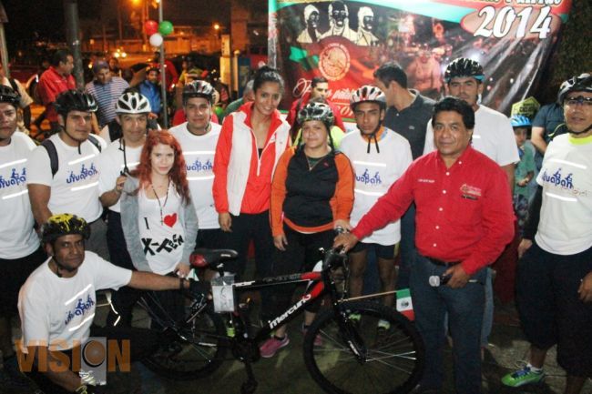 Uruapenses disfrutaron el tradicional recorrido Ciclista