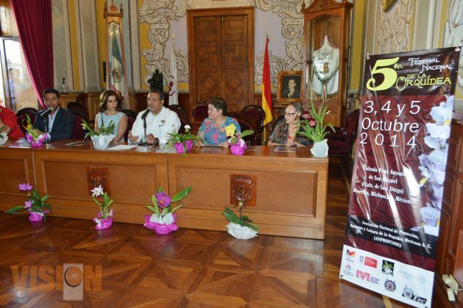 Del 3 al 5 de octubre se presentará el 5to. Festival Nacional de la Orquídea en Morelia.