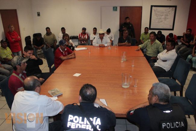 A través del diálogo solucionan conflicto entre pobladores de San Lorenzo con Fuerzas Rurales 