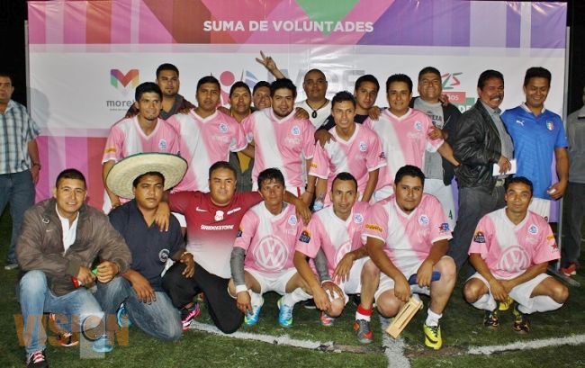 IMDE clausura la liga municipal de futbol 7 de Morelia.