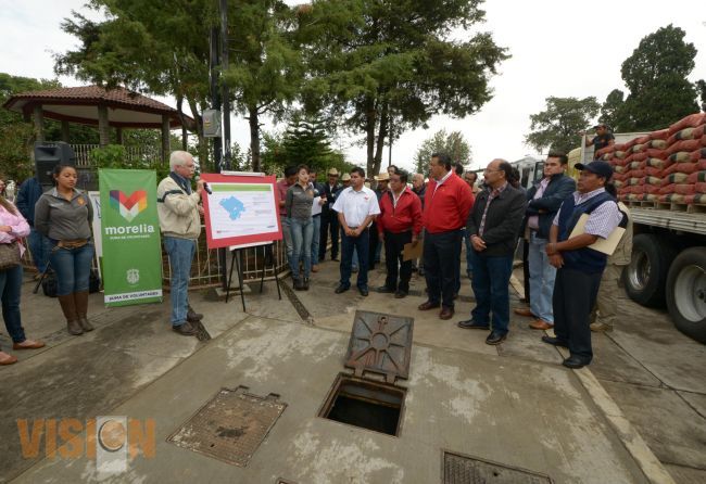 Realiza Ayuntamiento de Morelia rehabilitación de línea de conducción de agua en San Nicolás Obispo