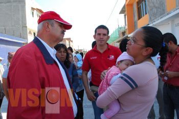 Fausto Vallejo inaugura obras en la capital michoacana
