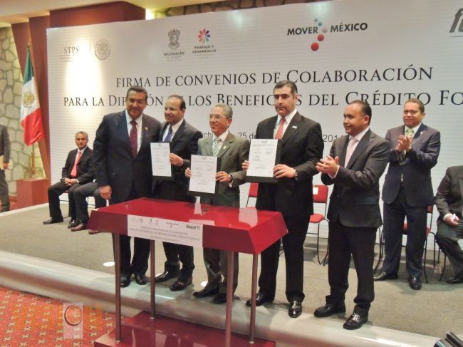 Gobierno del Estado y cinco Municipios firman convenio con Fonacot.