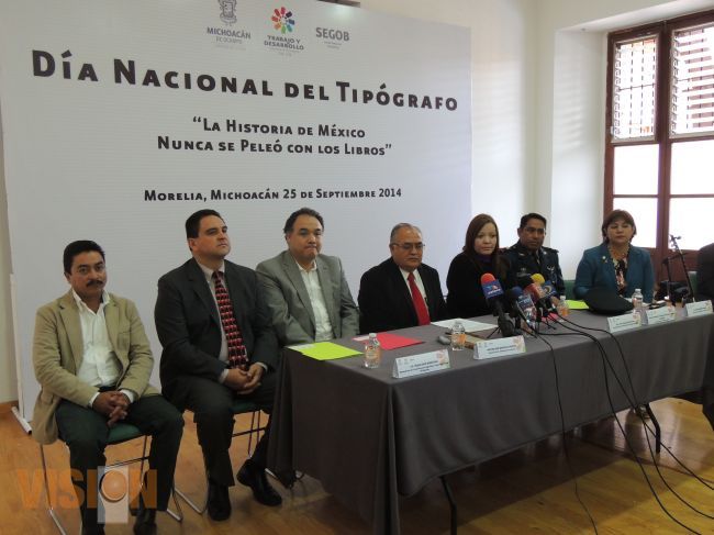 Conmemora la Secretaría de Gobierno el Día Nacional del Tipógrafo.