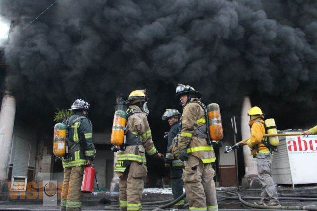 Agradece Aldo Macías a todos los elementos que combatieron el incendio