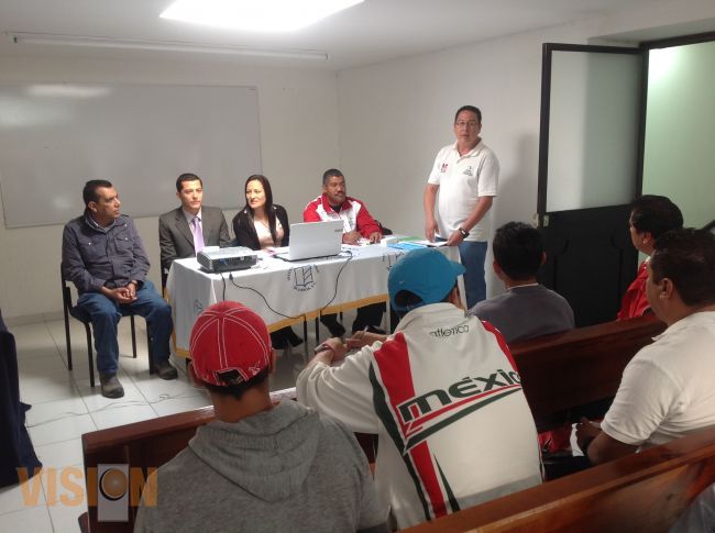La Cecufid presentó a los coordinadores del programa de Talentos Deportivos de Michoacán.