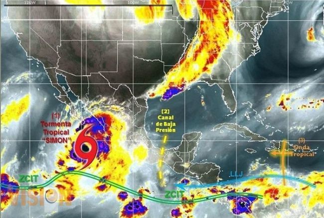 Emiten alerta SSP por fuertes lluvias este fin de semana 