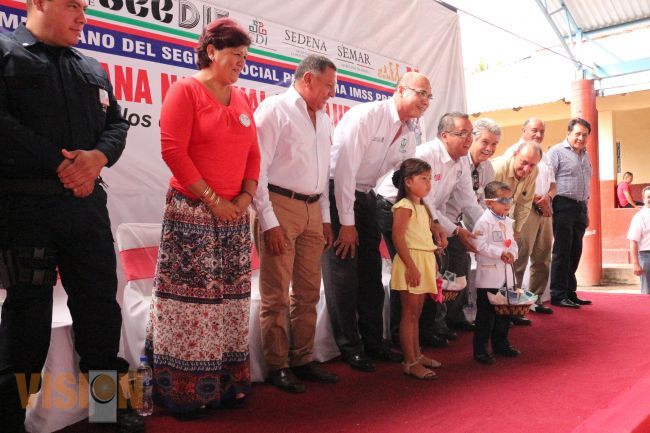 Arranca IMSS Tercera Semana Nacional de Salud en tierra caliente michoacana.