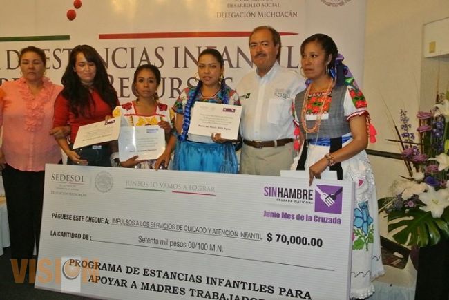 10 mil menores son apoyados en Estacias Infantiles a través de Sedesol