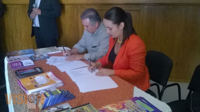 CEDH firma convenio de colaboración con el Consejo Ciudadano de Yurécuaro.
