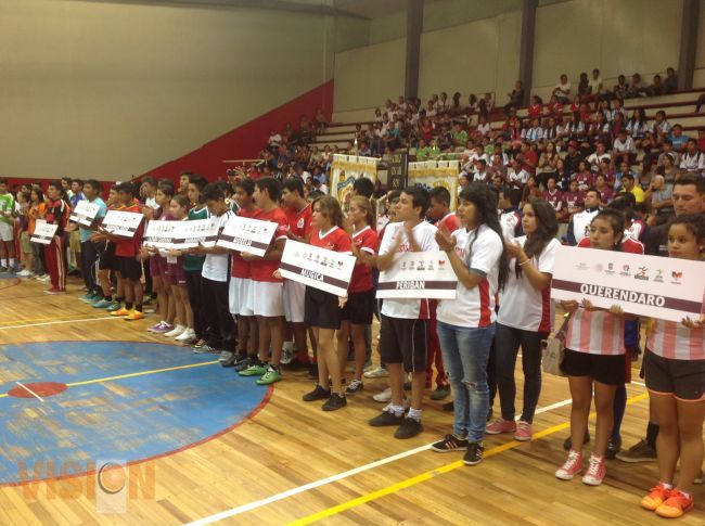 Inauguran la Etapa Estatal del Torneo de Futbol Callejero Michoacán 2014.