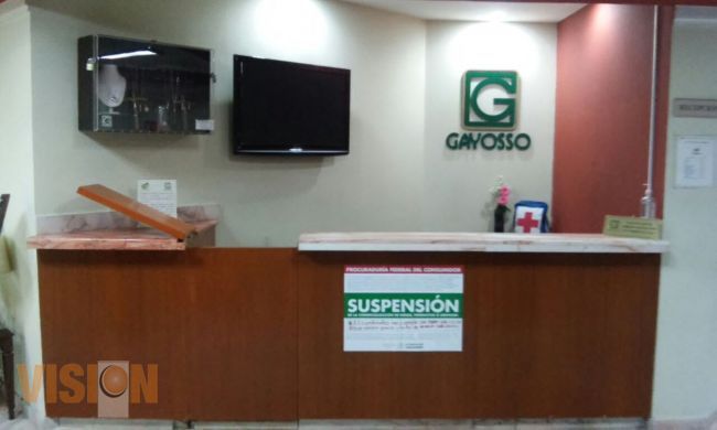 Profeco suspende a Gayosso.