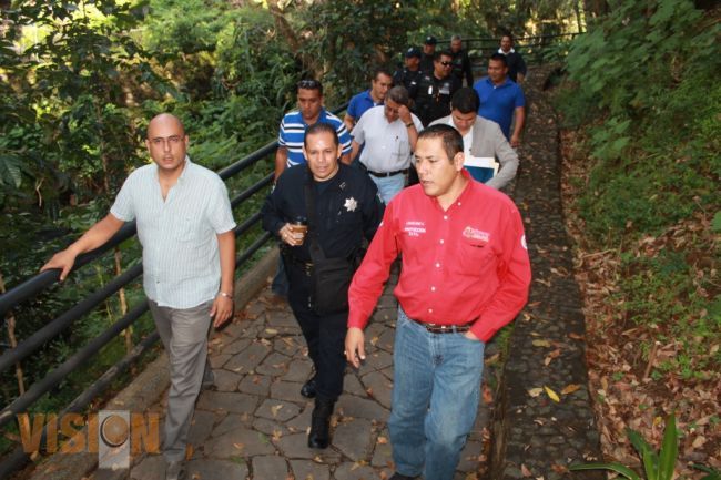 Autoridades locales y PF efectúan recorrido para garantizar la seguridad del 7º Festival de Velas