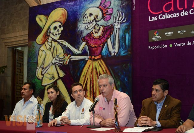 Todo listo para la 4ª Feria Nacional de la Catrina 2014.