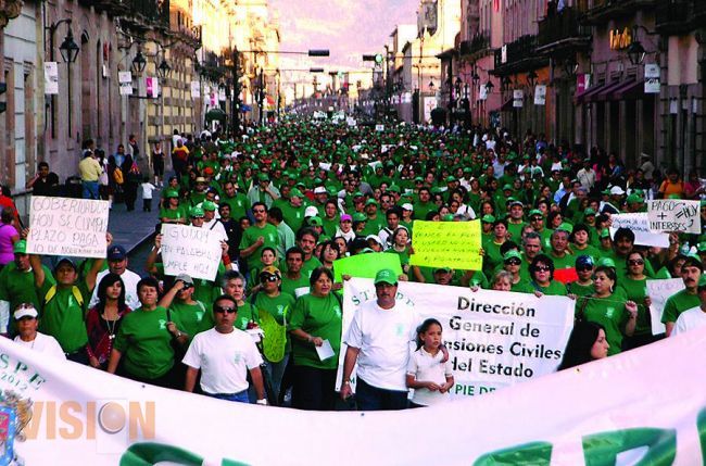 Sindicatos Michoacanos organizan Mega Marcha en Morelia