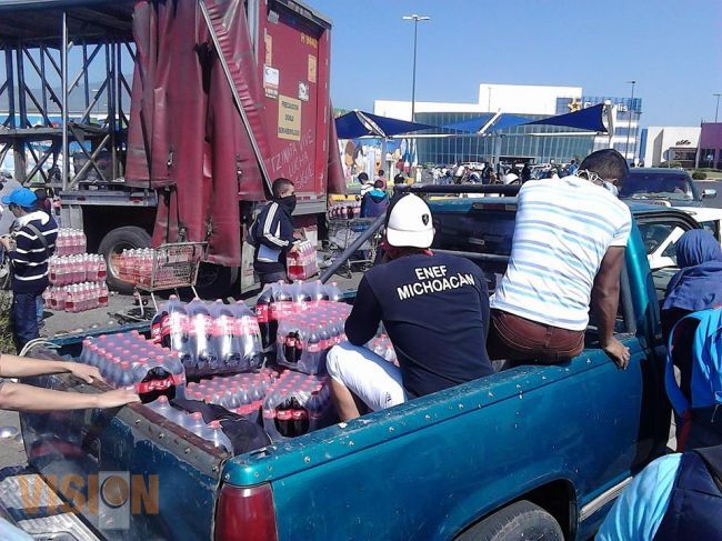 Encapuchados causan pánico en la capital michoacana