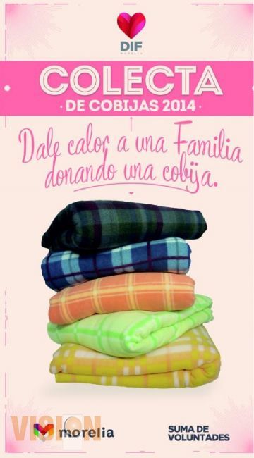 Arrancará DIF Morelia colecta de cobijas.