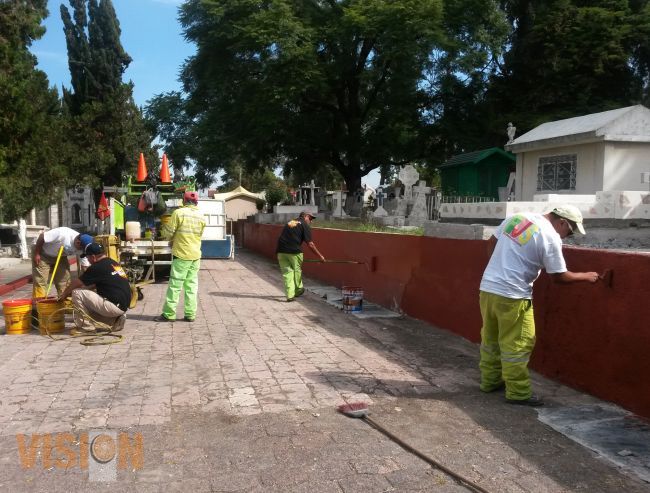 Listo Ayuntamiento de Morelia para Días de Muertos.