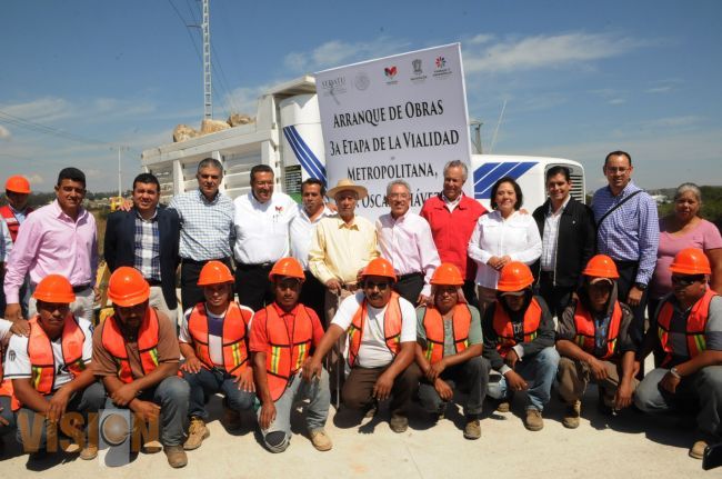 Inician los trabajos de la tercera etapa de la vialidad metropolitana Óscar Chávez.