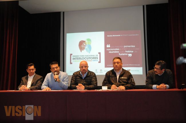 Morelia, sede del Foro Nacional de Interlocutores en Innovación y Competitividad Turística.
