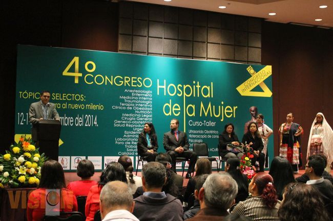 Inauguran autoridades de SSM Cuarto Congreso Internacional del Hospital de la Mujer. 