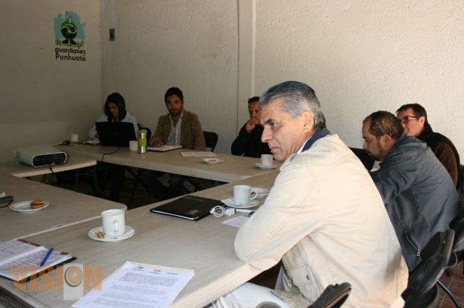 Presenta SUMA avances del proyecto de restauración del cerro del Punhuato